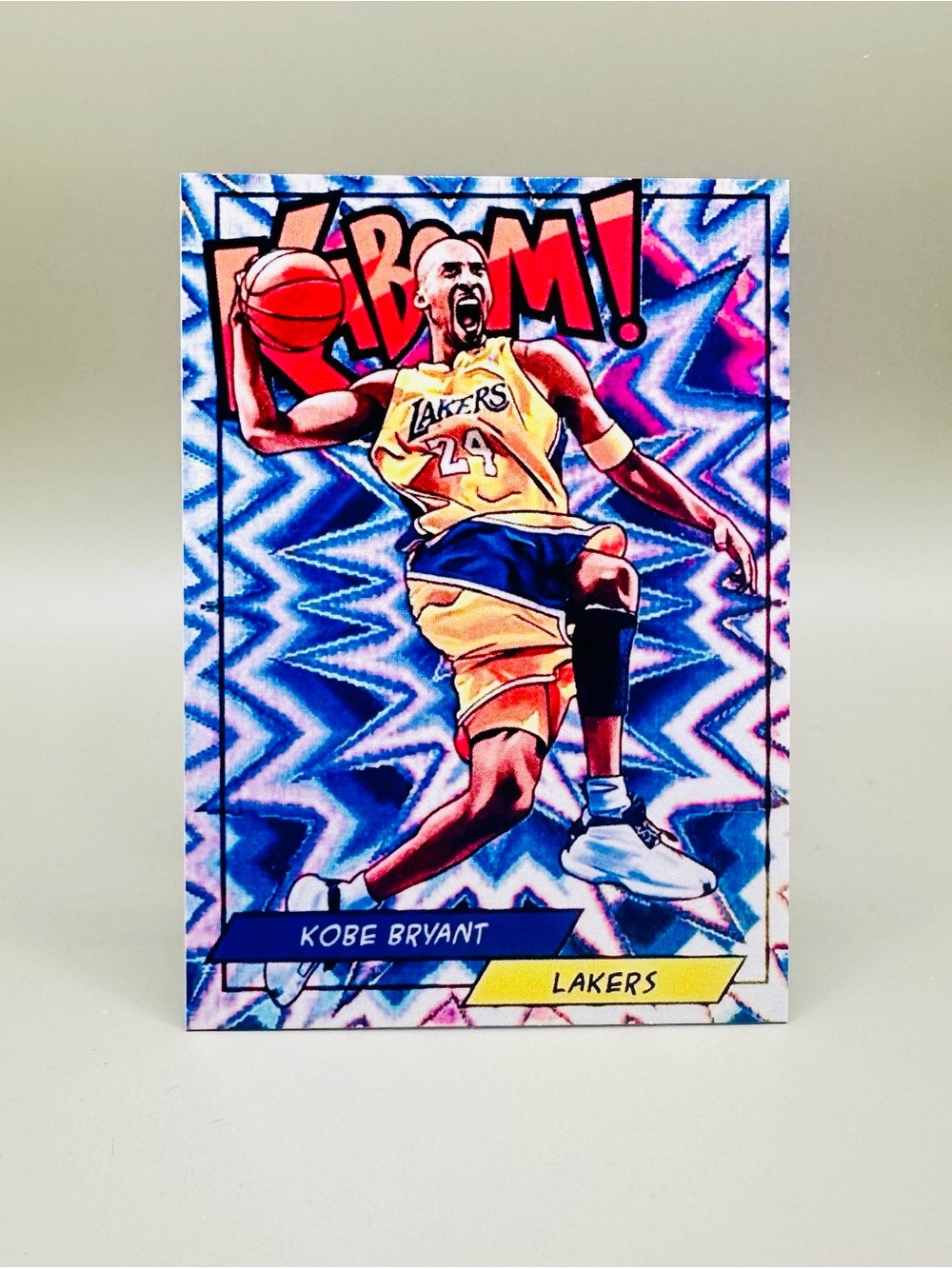Kobe Bryant 2018 Panini Kaboom #K-KB Novelty Basketball Card. LA Lakers.